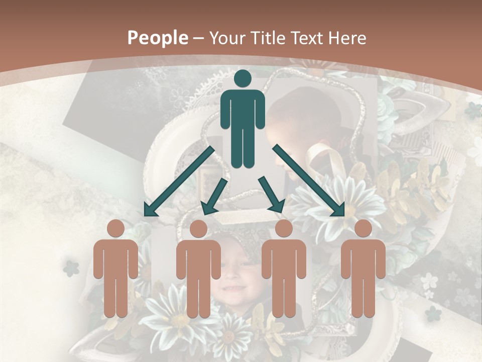 Color Aged Blank PowerPoint Template