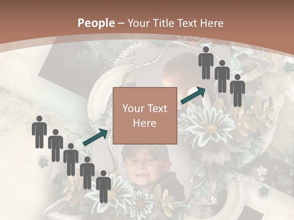 Color Aged Blank PowerPoint Template