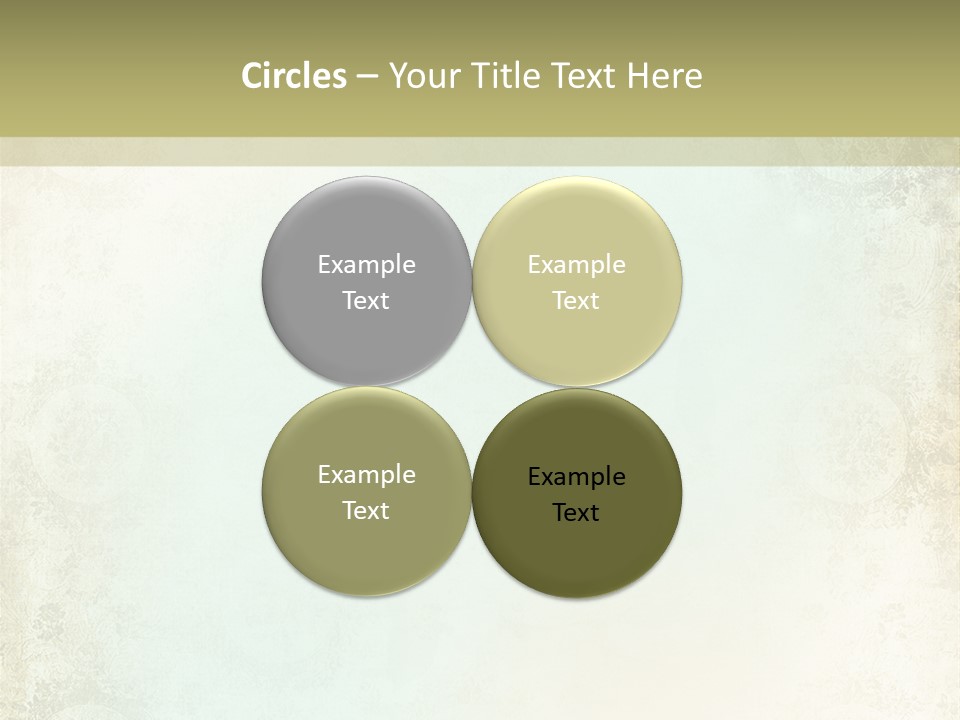 Shabby Clipart Grunge PowerPoint Template