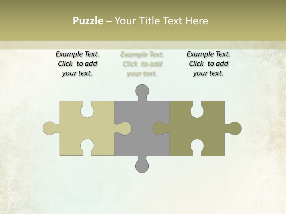 Shabby Clipart Grunge PowerPoint Template