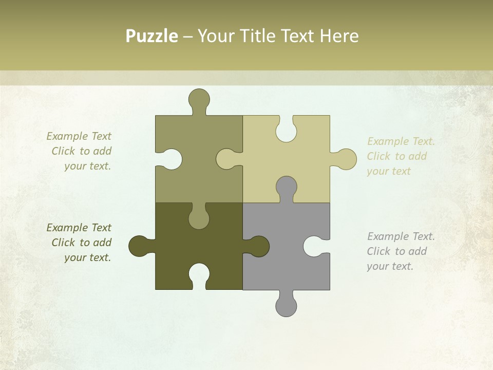 Shabby Clipart Grunge PowerPoint Template