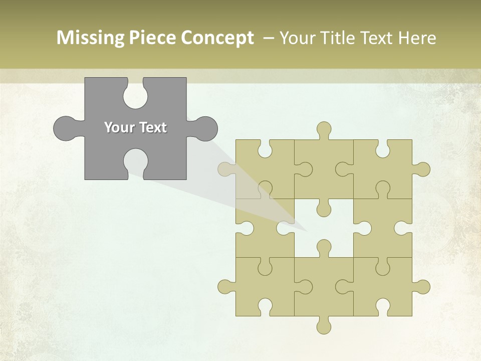 Shabby Clipart Grunge PowerPoint Template