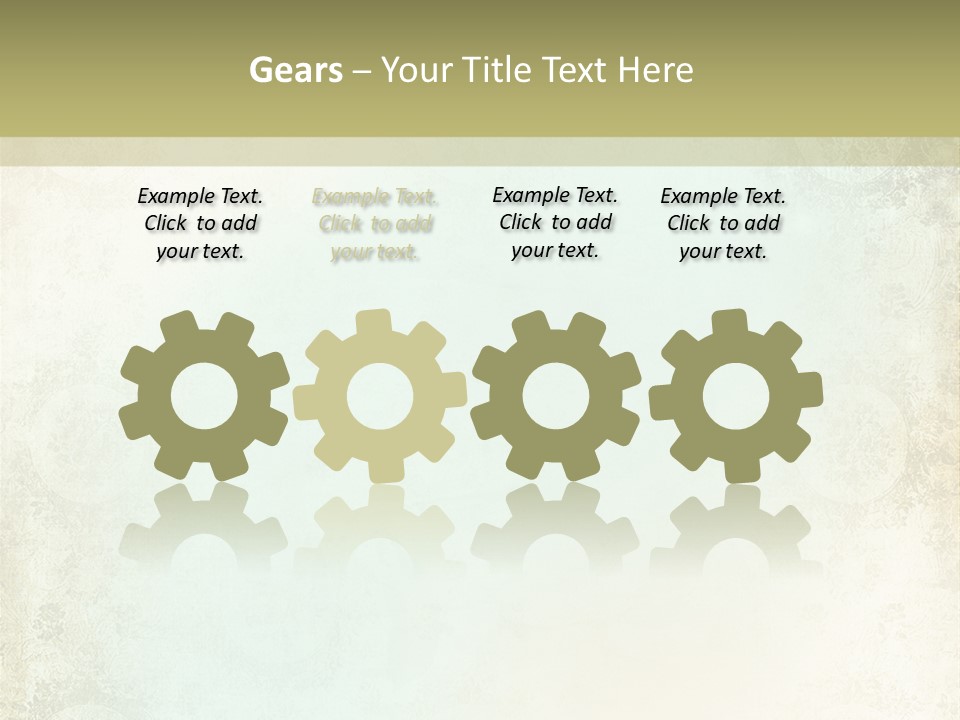 Shabby Clipart Grunge PowerPoint Template