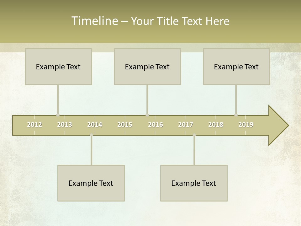 Shabby Clipart Grunge PowerPoint Template
