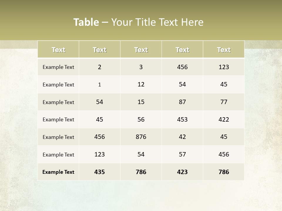 Shabby Clipart Grunge PowerPoint Template