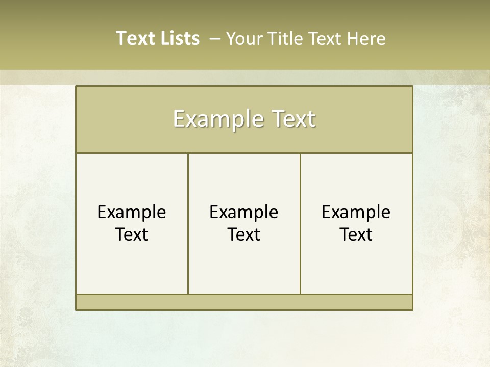 Shabby Clipart Grunge PowerPoint Template