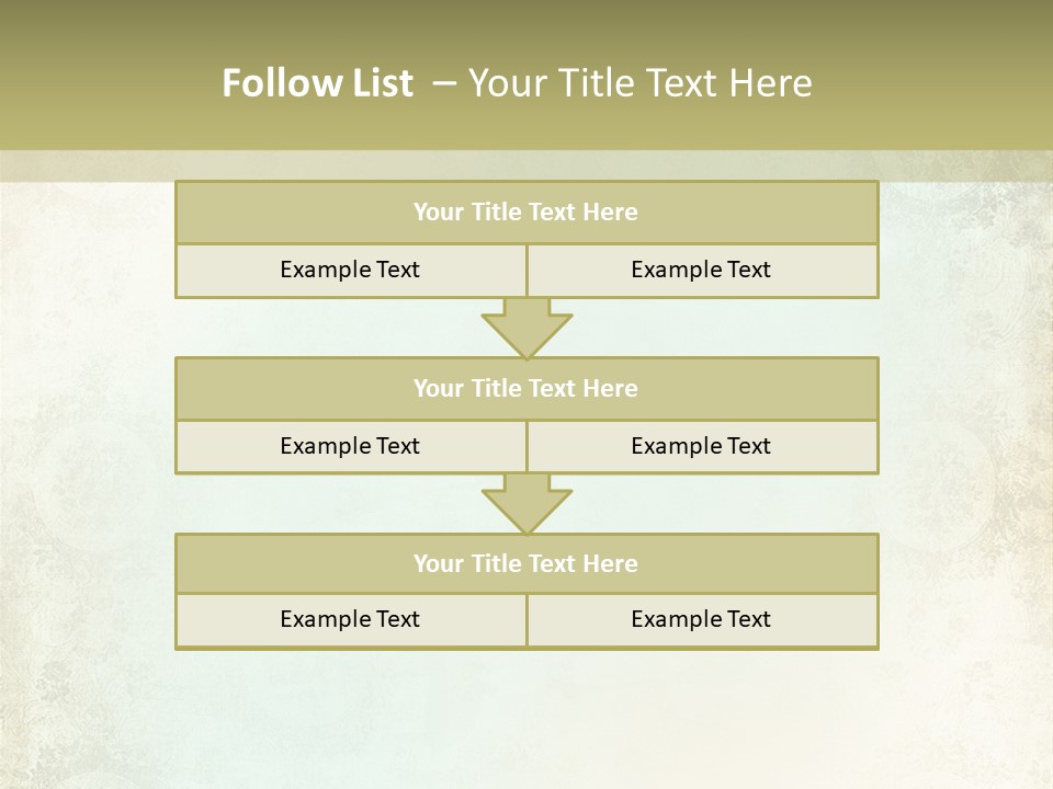 Shabby Clipart Grunge PowerPoint Template