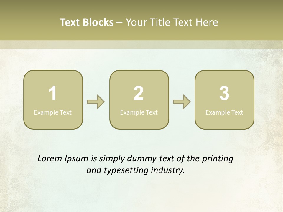 Shabby Clipart Grunge PowerPoint Template