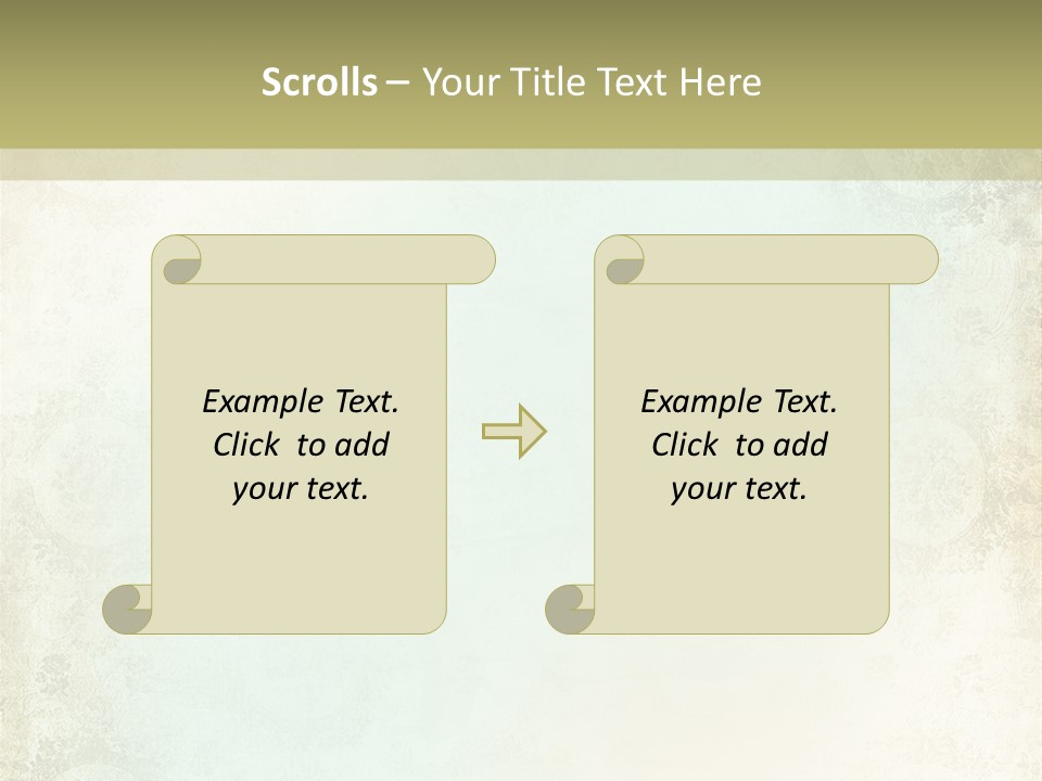 Shabby Clipart Grunge PowerPoint Template