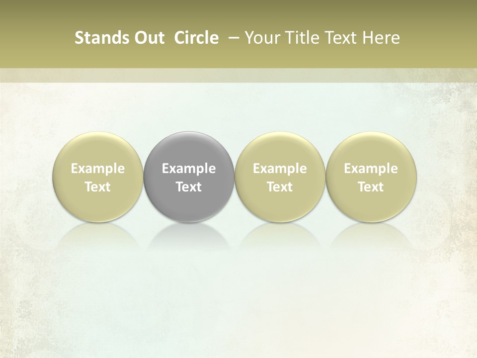 Shabby Clipart Grunge PowerPoint Template