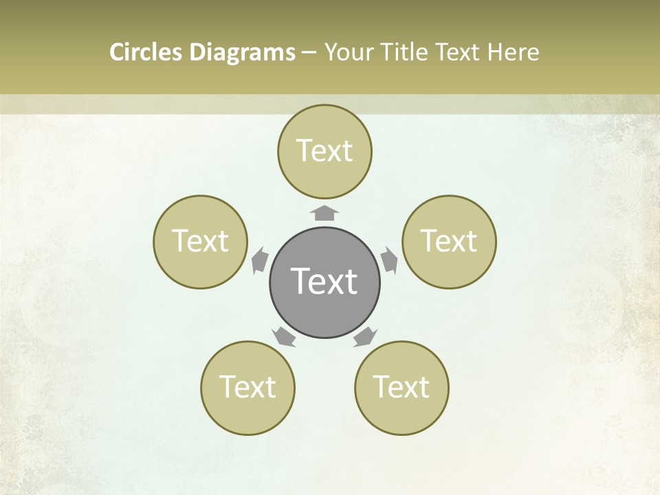 Shabby Clipart Grunge PowerPoint Template