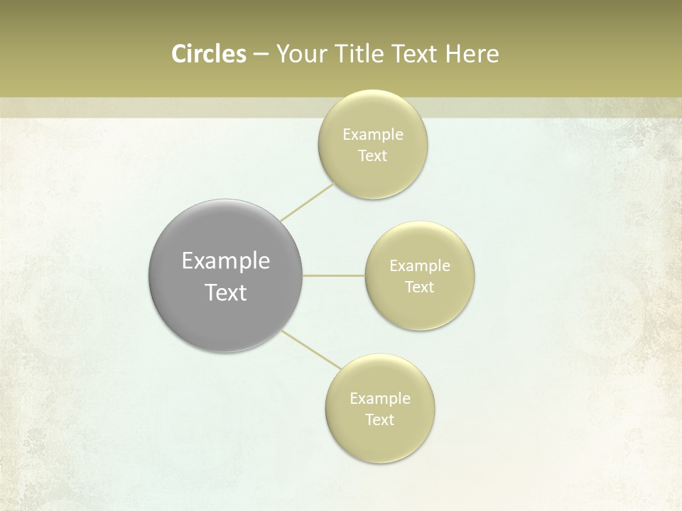 Shabby Clipart Grunge PowerPoint Template