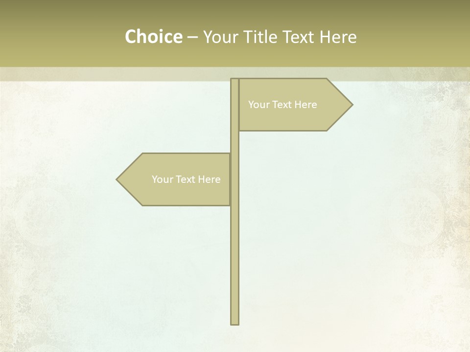 Shabby Clipart Grunge PowerPoint Template