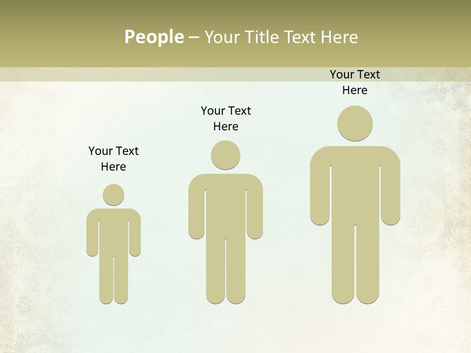 Shabby Clipart Grunge PowerPoint Template