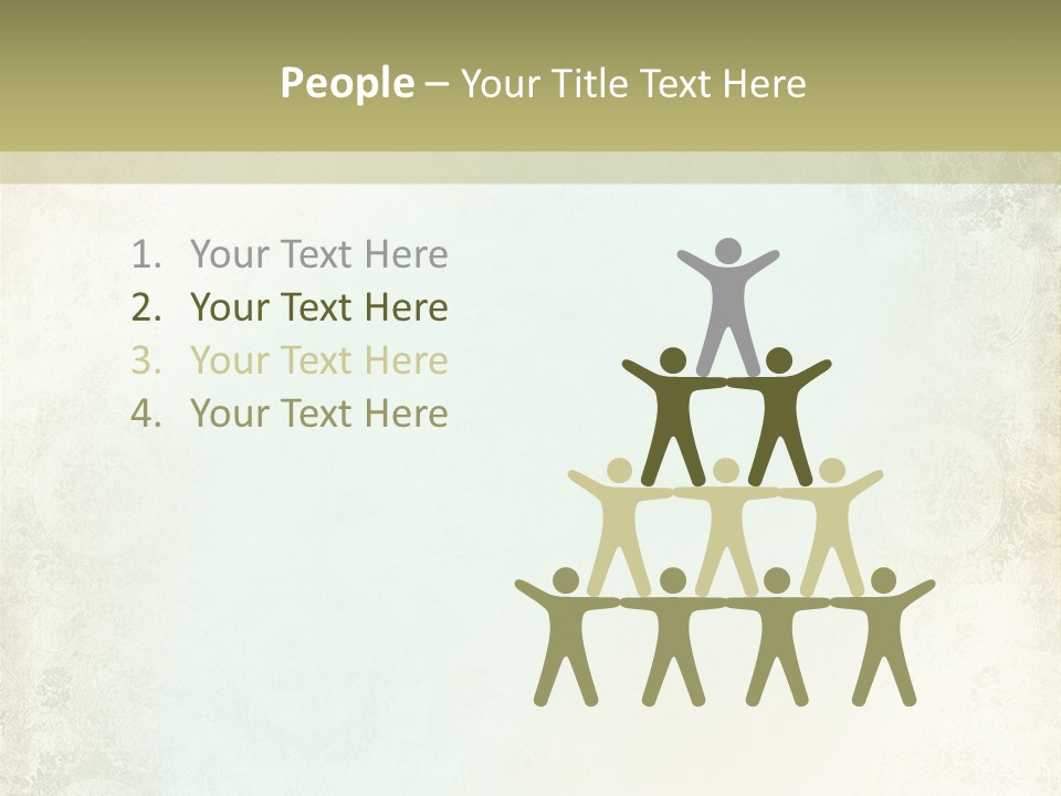 Shabby Clipart Grunge PowerPoint Template