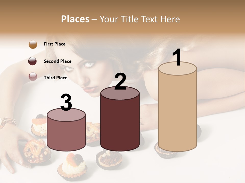 Eyes White Fashion PowerPoint Template