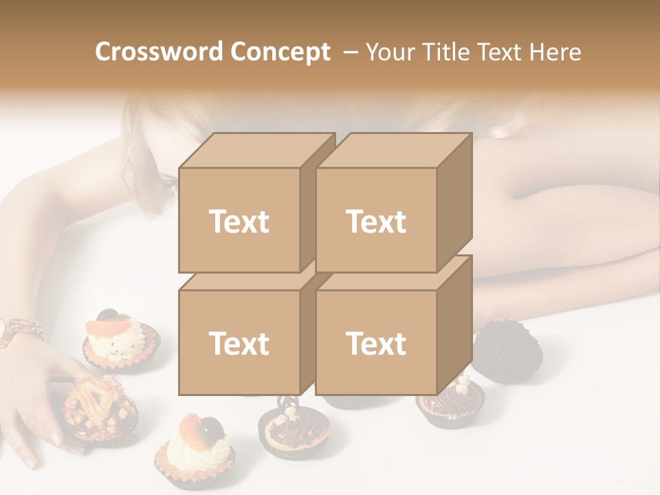 Eyes White Fashion PowerPoint Template