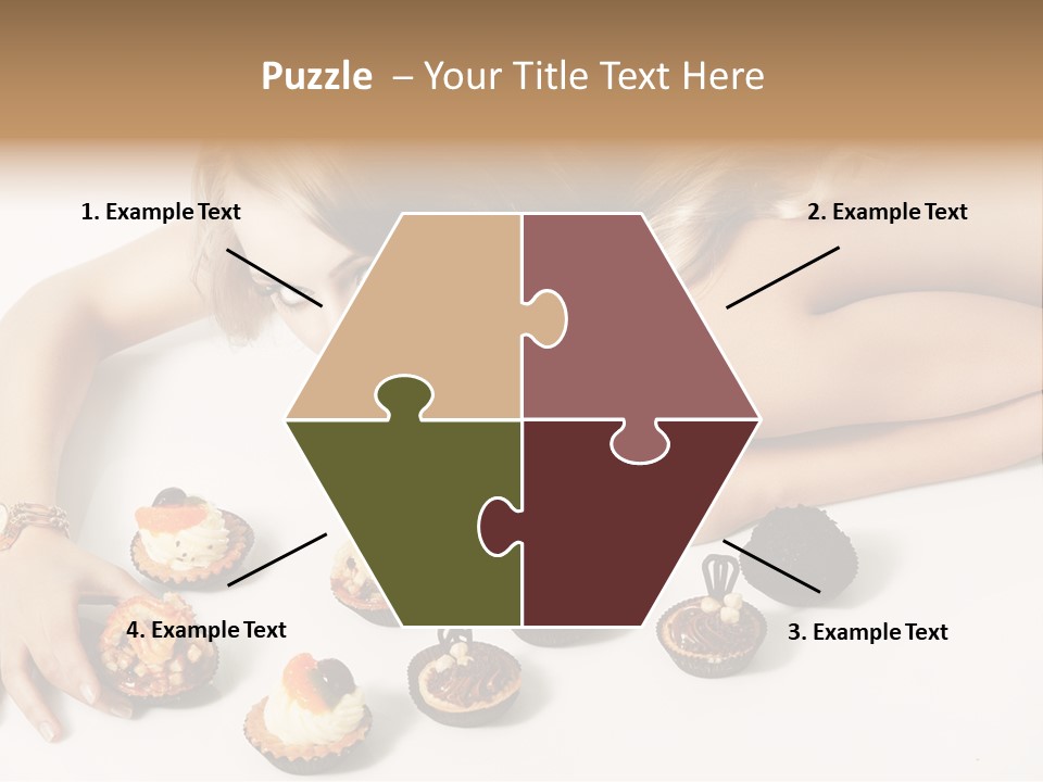 Eyes White Fashion PowerPoint Template