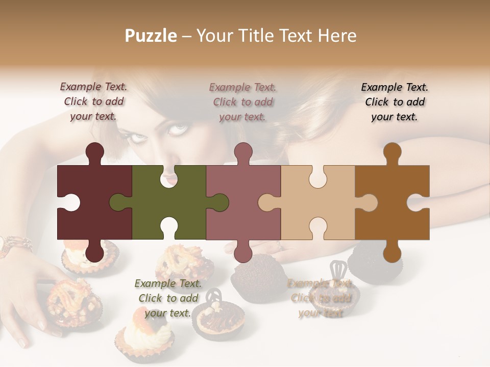 Eyes White Fashion PowerPoint Template