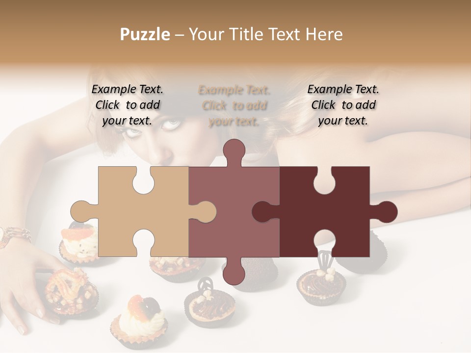 Eyes White Fashion PowerPoint Template