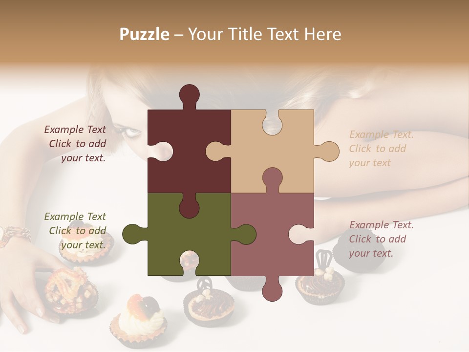 Eyes White Fashion PowerPoint Template