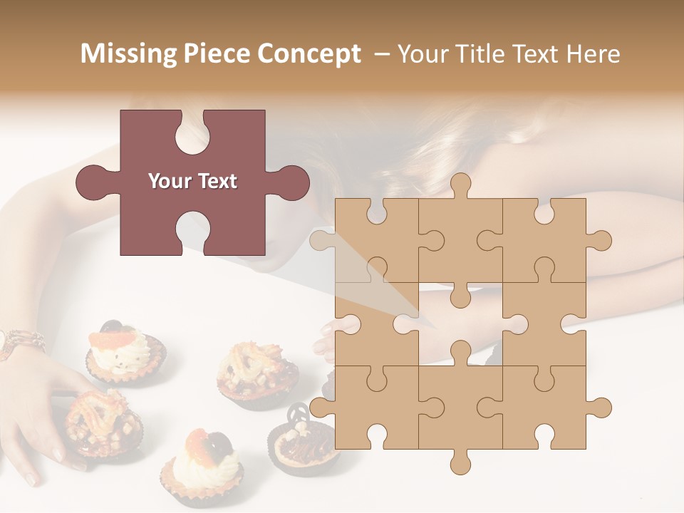 Eyes White Fashion PowerPoint Template