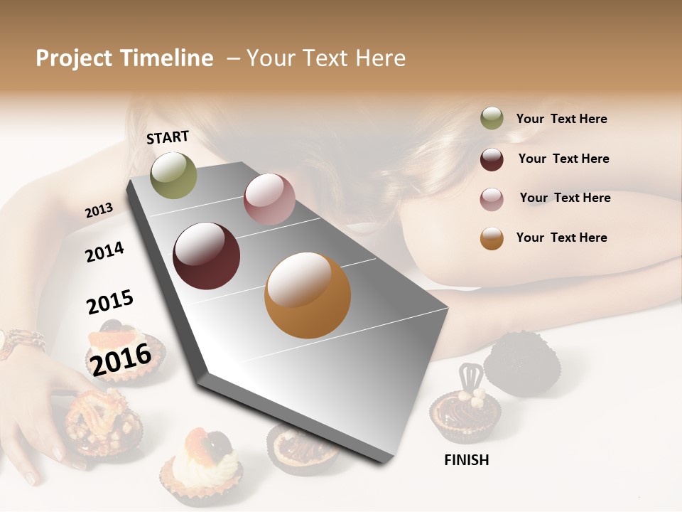 Eyes White Fashion PowerPoint Template