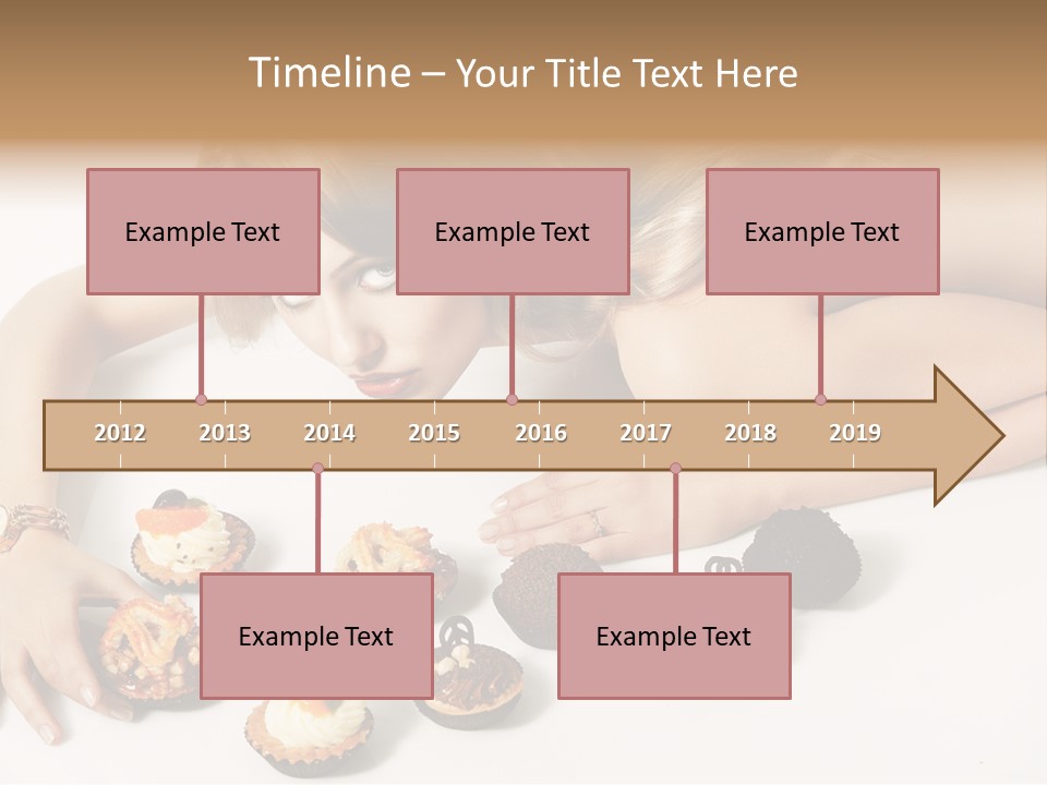 Eyes White Fashion PowerPoint Template