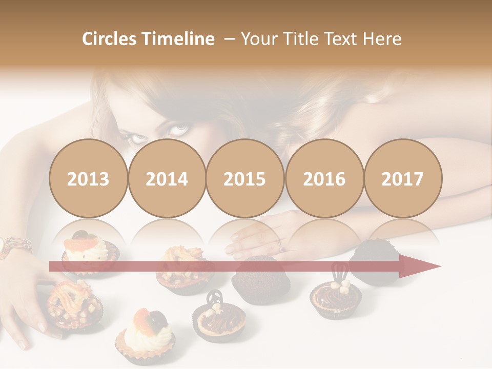 Eyes White Fashion PowerPoint Template