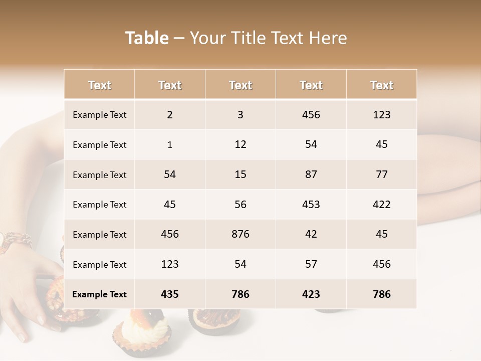 Eyes White Fashion PowerPoint Template