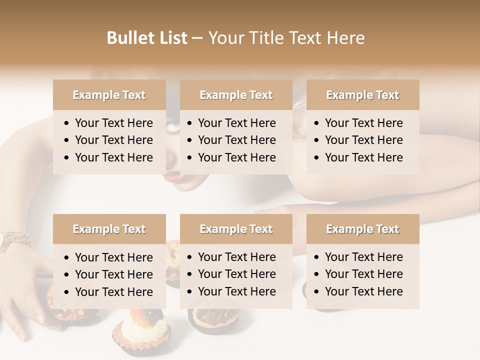 Eyes White Fashion PowerPoint Template