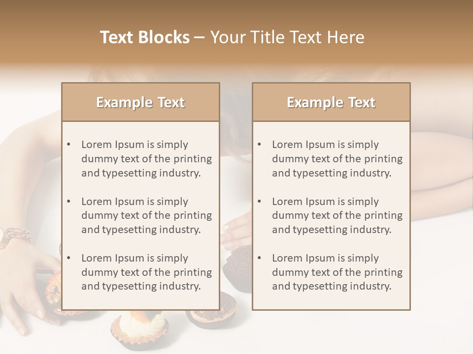 Eyes White Fashion PowerPoint Template