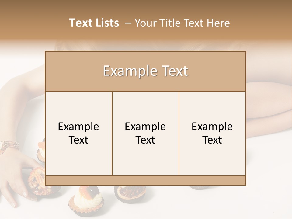 Eyes White Fashion PowerPoint Template