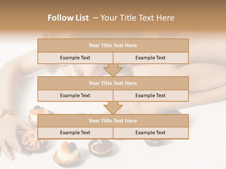 Eyes White Fashion PowerPoint Template