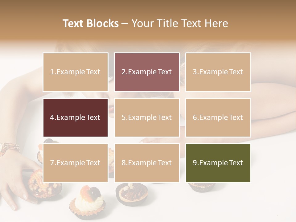 Eyes White Fashion PowerPoint Template