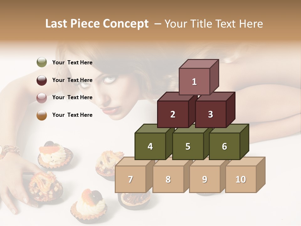 Eyes White Fashion PowerPoint Template