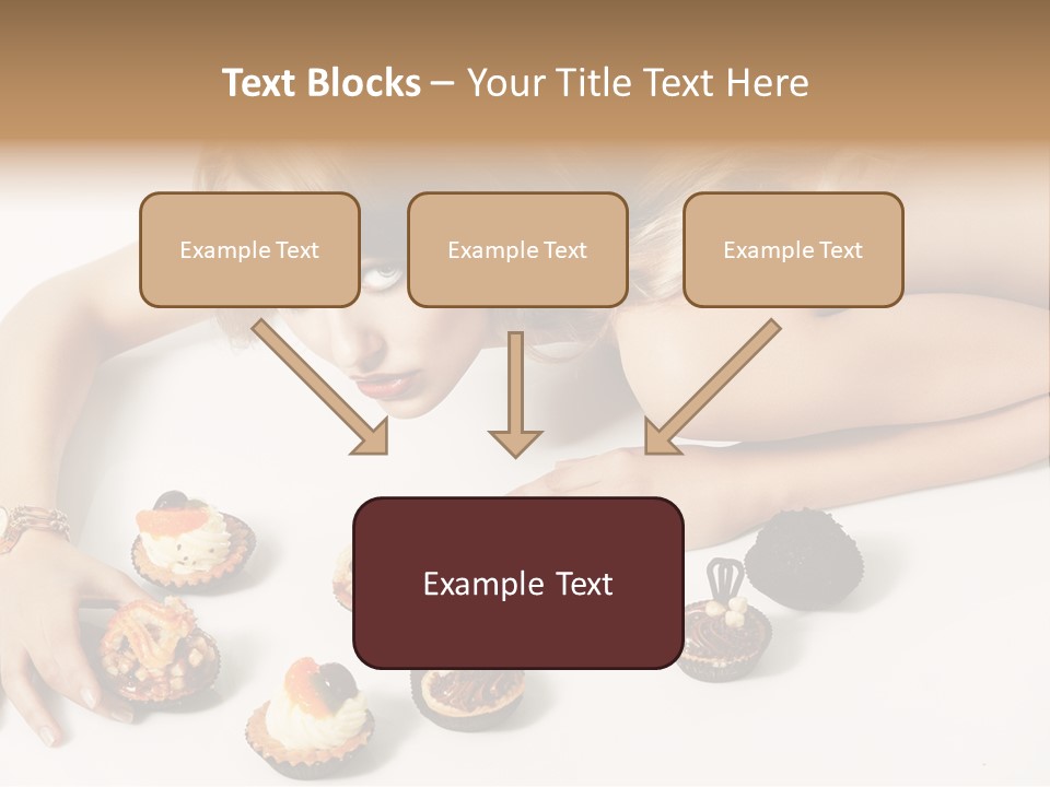 Eyes White Fashion PowerPoint Template