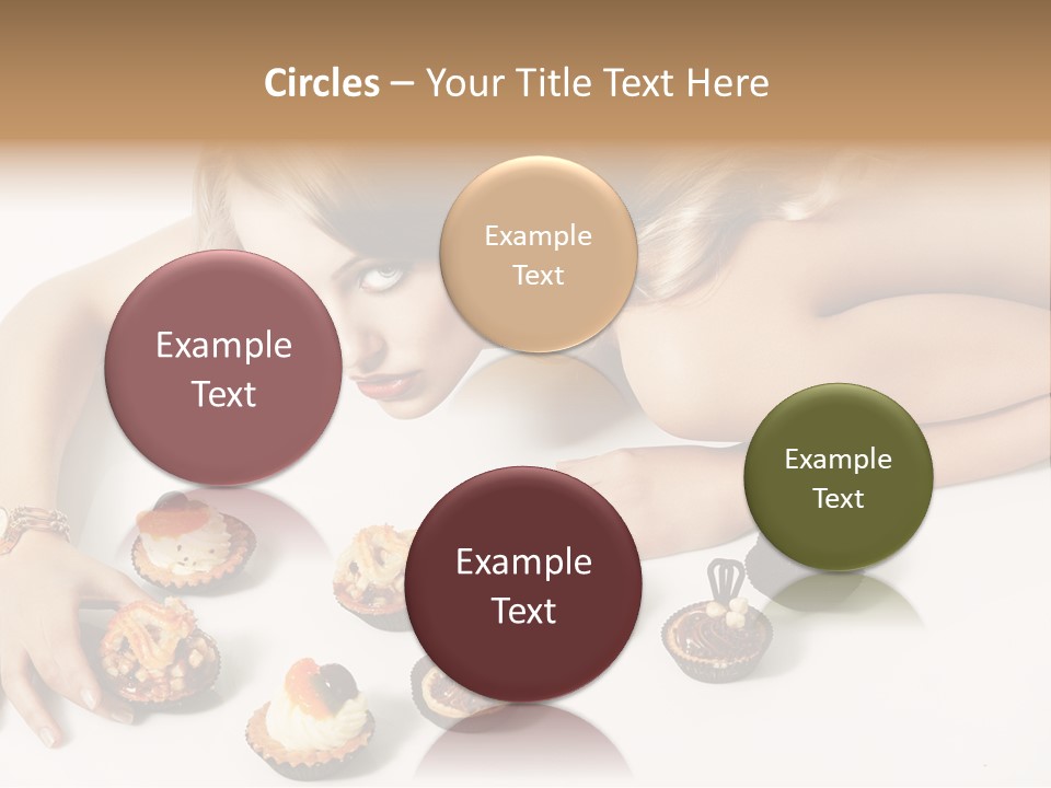 Eyes White Fashion PowerPoint Template