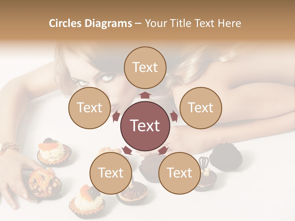 Eyes White Fashion PowerPoint Template