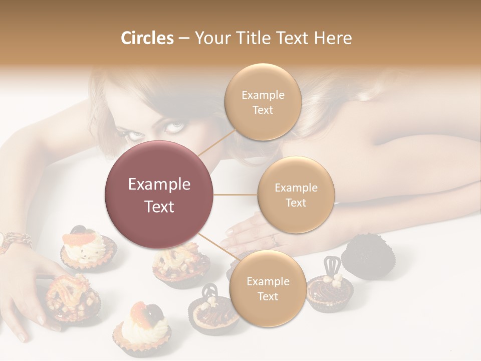 Eyes White Fashion PowerPoint Template