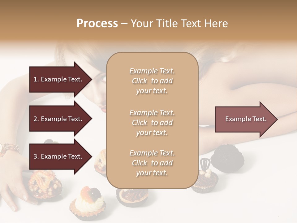 Eyes White Fashion PowerPoint Template