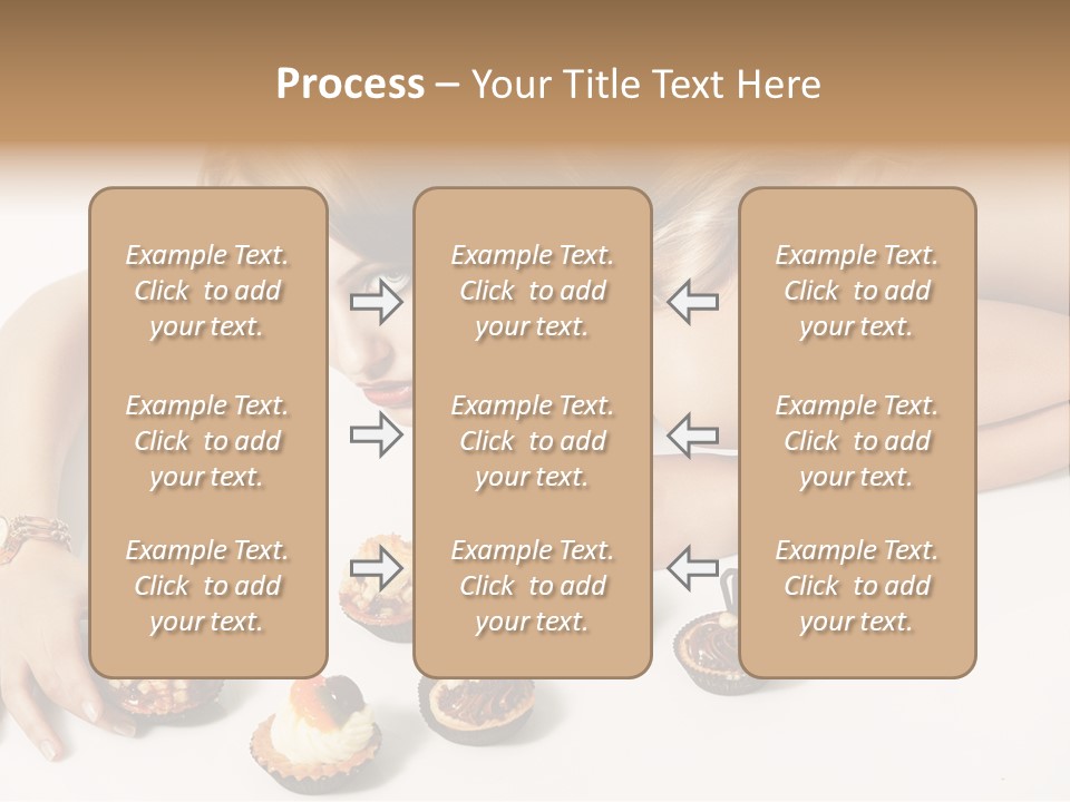 Eyes White Fashion PowerPoint Template