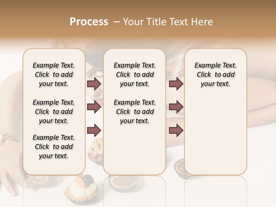 Eyes White Fashion PowerPoint Template