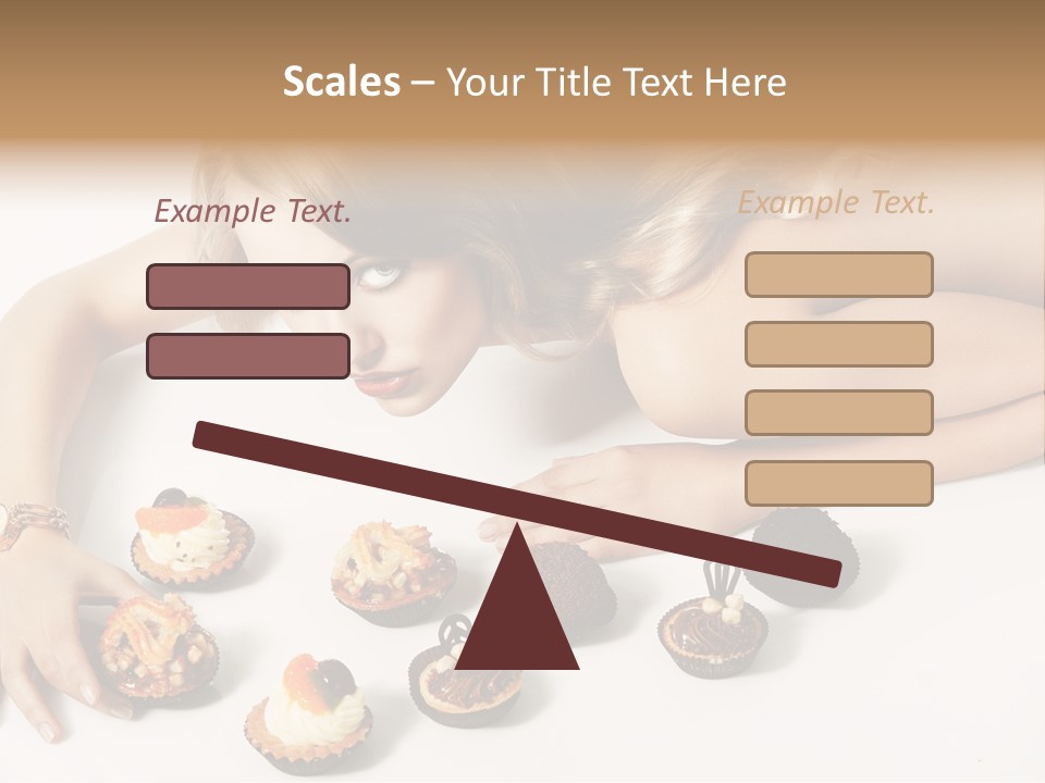 Eyes White Fashion PowerPoint Template