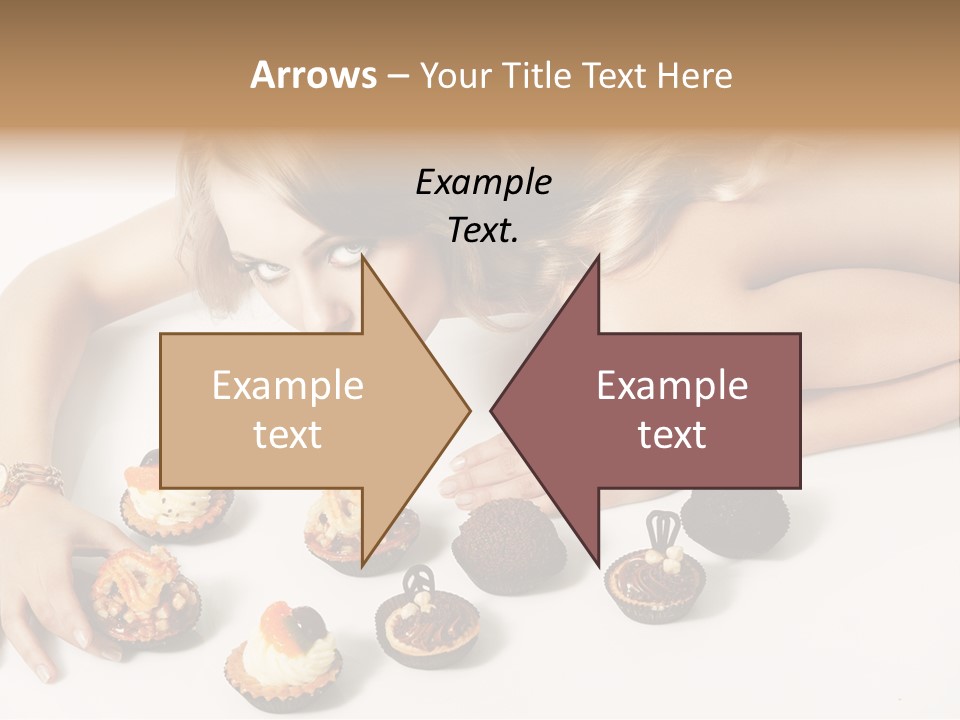 Eyes White Fashion PowerPoint Template