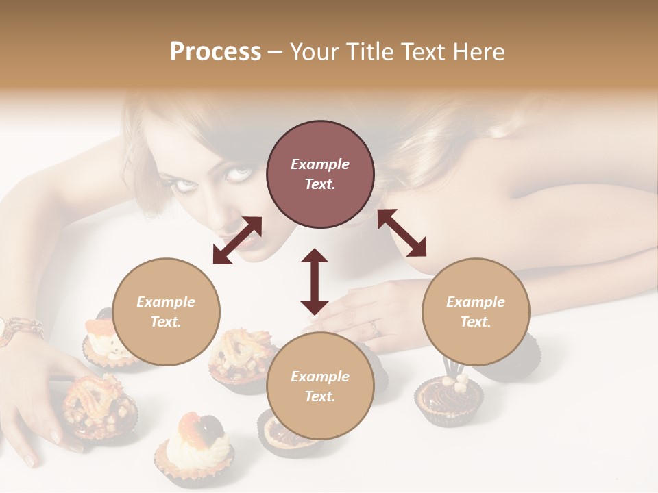 Eyes White Fashion PowerPoint Template