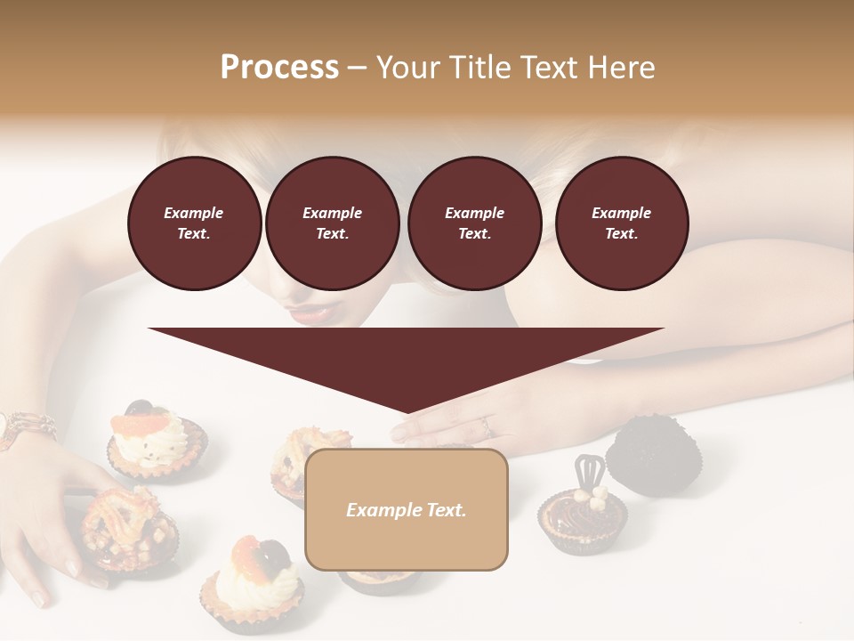 Eyes White Fashion PowerPoint Template