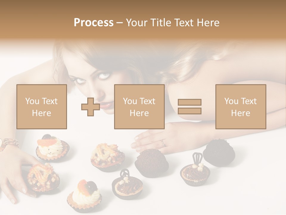 Eyes White Fashion PowerPoint Template