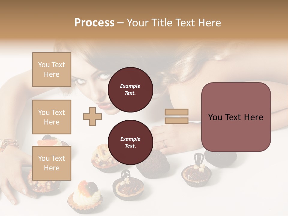 Eyes White Fashion PowerPoint Template