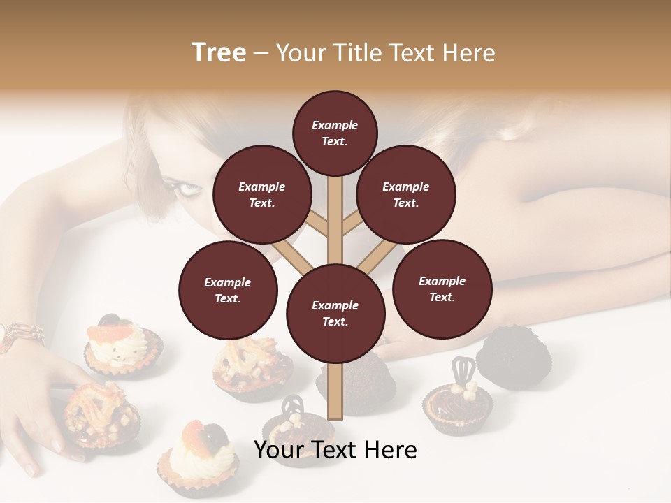 Eyes White Fashion PowerPoint Template